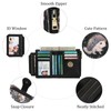 SENDEFN Small Wallet Women RFID Blocking Bifold Card Holder Compact