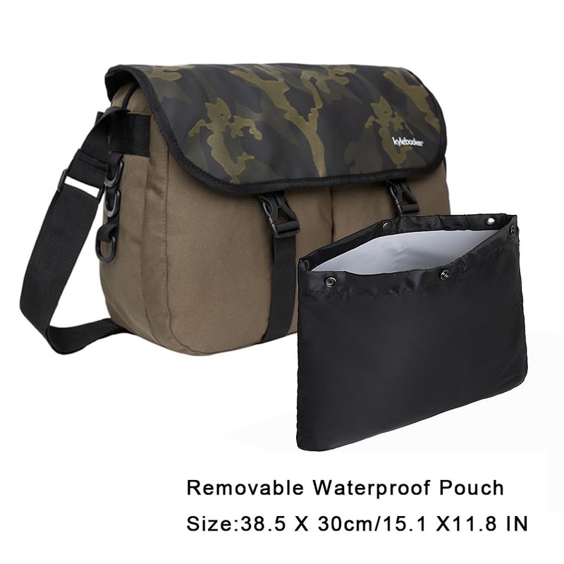 Kylebooker Trout Fishing Bag Fly Fishing Crossbody Shoulder Tackle Bag
