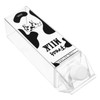 Cabilock 500 ml Milk Carton Water Bottle Cow Printed Plastic