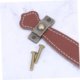 COHEALI 5pcs Drawer Pull Handles Chic Red Brown Cabinet Hardware for Home Decoration Easy Installation for Kitchens Bathrooms and Dressers Durable and Stylish Design