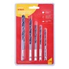 Amtech F1735 5 Piece hex shank wood drill bit set