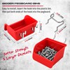 Ultimate 121-Piece Pegboard Hooks Set, Pegboard Accessories with Metal Hooks,
