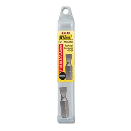 IVY Classic 44240 1-Inch #8-10 Slotted Ribbed Insert Bit, Impact Plus, 1/Box