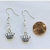 5 point Crown Earrings, Zeta Tau Alpha ZTA mascot charm