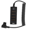 DTAP Male Port to 4 DTAP and 2 DC Female