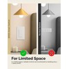 MOES Smart Double Light Switches, Matter-WiFi 2 Gang Single Pole
