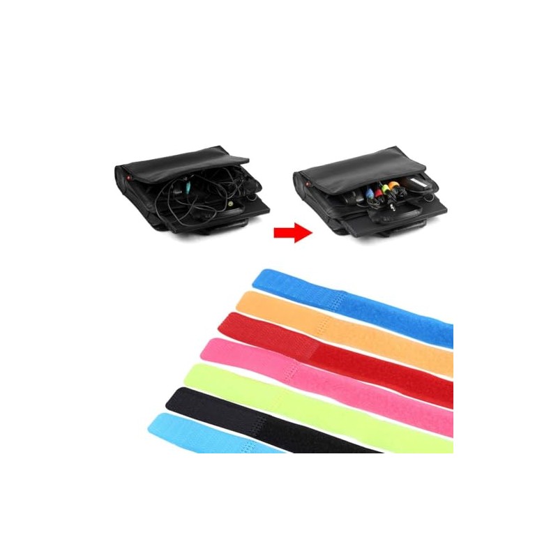 Reusable Cable Ties, 50pcs/lot Adjustable Cord Organizer Ties Cable Management
