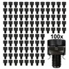 deleyCON 100 x M6 Cage Nuts Screws Set for Network