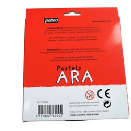 Pebeo 41787 Bleistift Pastell Öl Länge 67 mm Mine Durchmesser 10 mm Karton mit 24 Farben sortiert