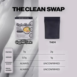 Korean Umami Broth with Marine Collagen Powder Bone Broth Cooking Soup Mix Gluten Free Non GMO Edible Protein Supplement for Skin Hair Nails