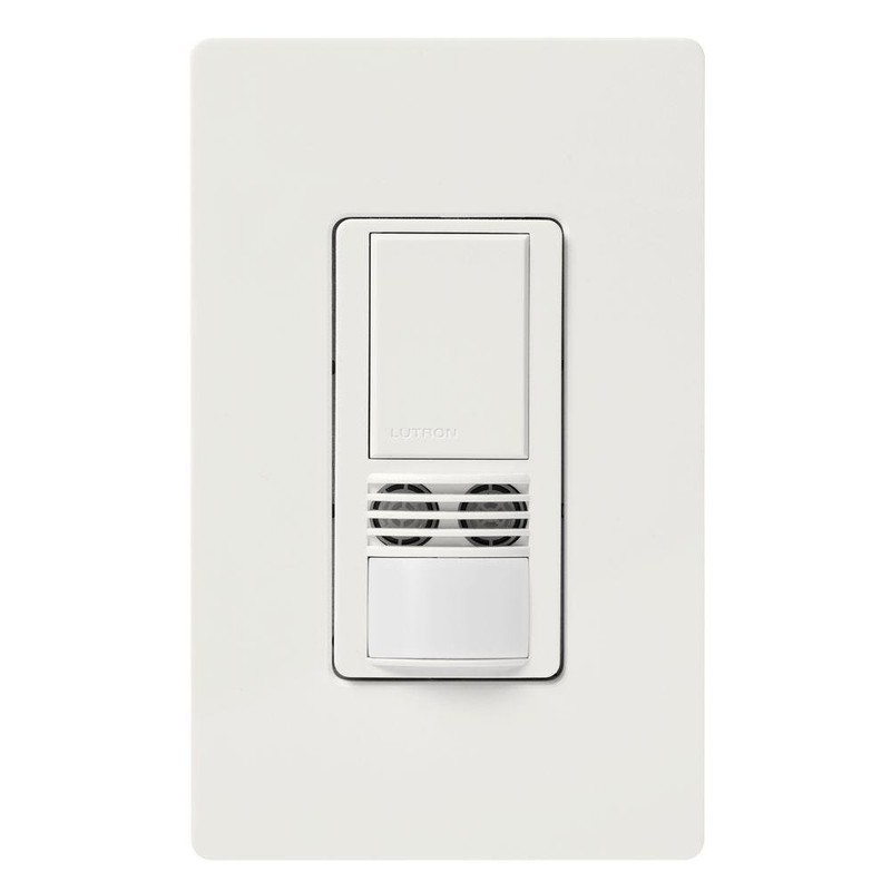 Lutron MS-A102-WH Maestro Dual Tech Occupancy Sensor Switch, no neutral