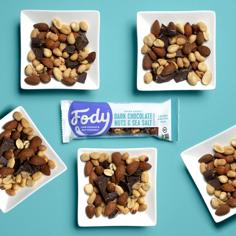 Fody Foods Snack Bars, Dark Chocolate Nuts & Sea Salt,