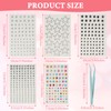 5 Sheets Face Gems, Star Face Stickers, Gem Stickers with