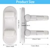 Flowden Improved Childproof Door Lever Lock（2 Pack）Prevents Toddlers from Opening