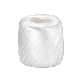 MECCANIXITY Polyester Nylon Plastic Rope Twine Household Bundled for Packing Gardening Craft,100m Length,White Pack of 1