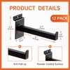 WETOECOTEC 6 Inch Square Tubing Slatwall Shelf Bracket , Heavy