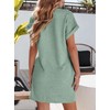 EVALESS Womens Summer Dresses 2025 Fashion Short Sleeve Cute Spring