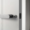 Deadbolt Strike Plate Door Backplate, 1" x 2-1/4" Round Corner