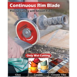 ZORUNNA 4 1/2'' Diamond Blade for Angle Grinder 3 PCS- Segmented Concrete Cutting Saw Blade, Continuous Rim Saw Cutter, Masonry Diamond Cutting Wheel for Granite, Stone, Ceramic, Tile, Brick, Block.