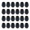 Antrader 24pcs Silicone Black Furniture Pads with Felt Pads Floor