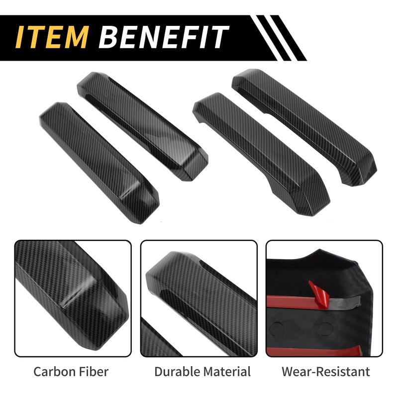 REPAIROCK 1 Set Interior Door Handle Cover Trims for Ford