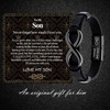 VGWON To My Son Bracelet from Mom Son Gifts from
