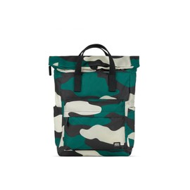 ROKA London Canfield B Medium Urban Camo Recycled Canvas Rucksack Bacpack Travel Bag