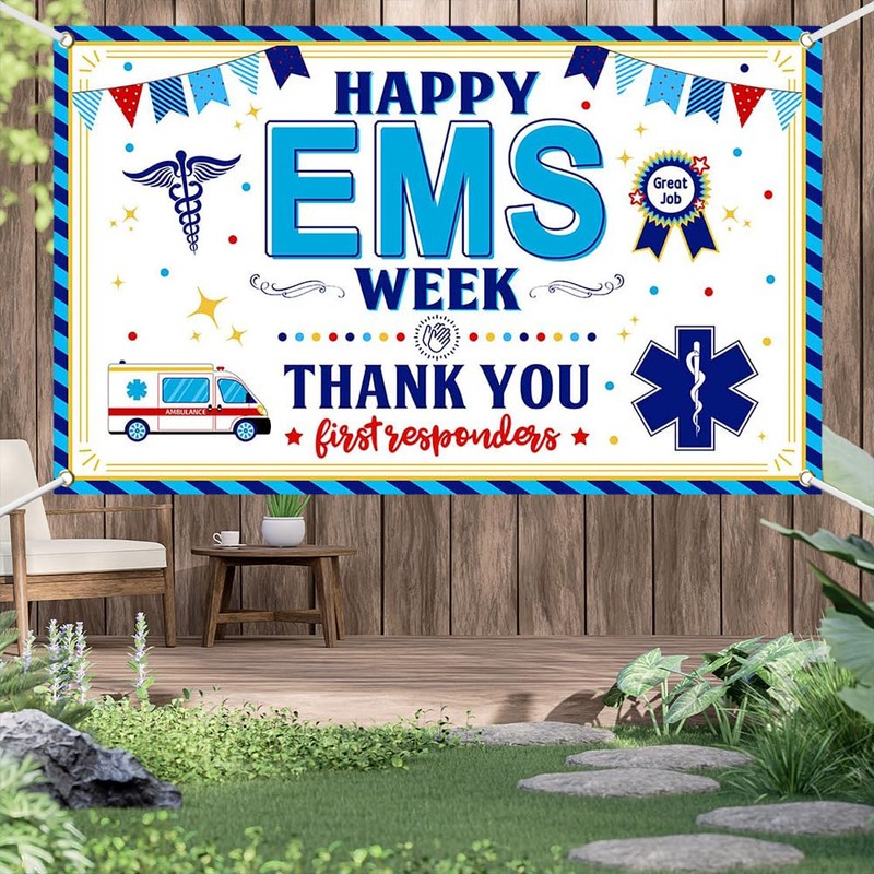 Wollmix EMS Week Banner Decorations – Thank You for All