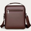 Maxoner PU Trend Retro Men's Shoulder Bag Waterproof Carry-on Bag