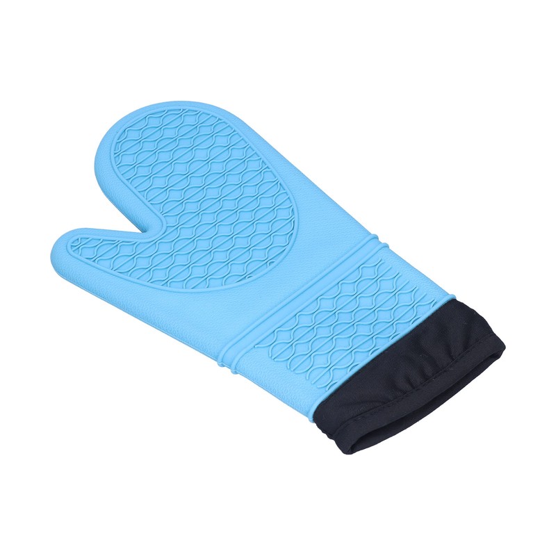 Silicone Oven Mitts with Cotton Heat Insulated Anti Scalding Baking