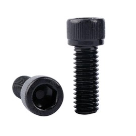 SZJIUZYD #8-32 x 3/8" Socket Head Cap Screws Allen Hex Bolts, 304 Stainless Steel 18-8, UNC Fully Machine Thread, 40Pcs Black