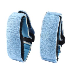 Piutouyar 2 Pcs Blue Guitar String Mute Damper, Adjustable Guitar String Cover Tape Bass Guitar Mute Guitar String Dampener for Electric Guitar Instruments, Musical Instrument Accessories