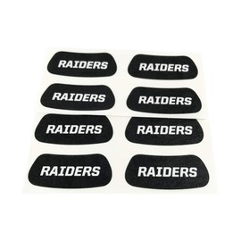 EyeBlack Raiders Team Sports Under Eye Sticker College/University, High School, Pro Football, Softball, Baseball, Community Sports, Little League Easy Stick and Peel 8 Strips (4 Pairs)