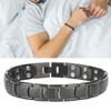 Stainless Steel Bracelet Magnetic Therapy Hand Chain Health Care Jewelry