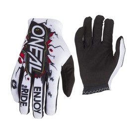 O'Neal Matrix Villain Mountain Bike Enduro MTB FR DH, 0388-VYouth Children's Cycling Gloves, white, l