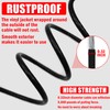 VIVBOO 66" Trailer Safety Cables with Hooks Tow Straps 2-Pack