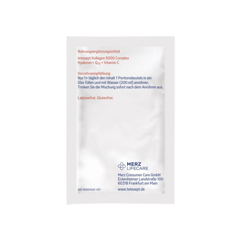 테테셉트 tetesept 콜라겐 5000 콤플렉스 10개 61.3g tetesept Collagen 5000
