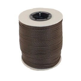 PPM Braided Lead 2.0 mm - 100 m Roll in Various Colours (Brown) / Rope, Cordage, Lead