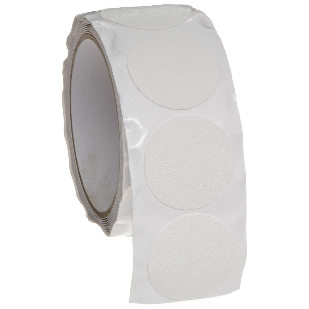 Maddak Tenura White Self-Adhesive Non-Slip Bath and Shower Safety Circle, 9-4/5' Roll (724860002)