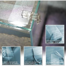 Allcolor Rimless Fish Tank - Fish & Shrimp Barrier - DIY - Adapt to any size of rimless f