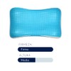 Almohada Cervical Cooling Gel Memory Foam Ortopédica con Curvatura Almohada