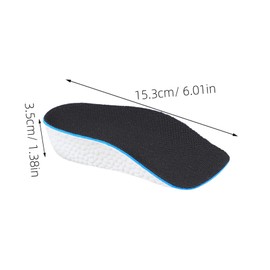 Outanaya 1 Pair Invisible Height Increase Insoles for Women and Men Comfortable Arch Support Shoe Lifts for Boots and Sneakers Soft Height Increasing Inserts for Enhanced Confidence and