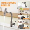 Modern Single Handle Pull Out Stainless Steel Kitchen Sink Faucet
