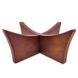 No Huddle Stable Wooden Ball Holder for American Football, Football, Basketball - Ball Stand Ball Holder Acrylic Stand Ball Holder Stand American Football Basketball Football Volleyball