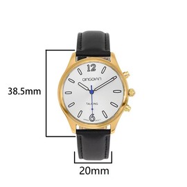 QINGQIAN English Voice Talking Watch for Blind,Visually impaired or Elderly