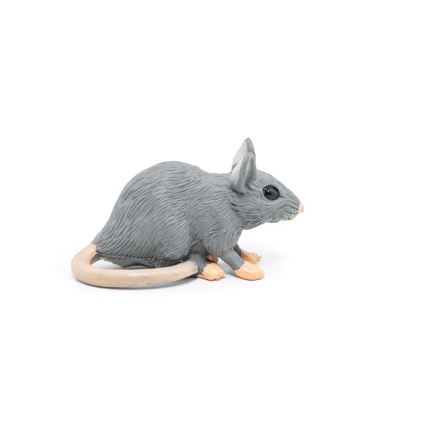 Papo WILD ANIMAL KINGDOM Tiere Figurine, 50205 House Mouse, Multicolour