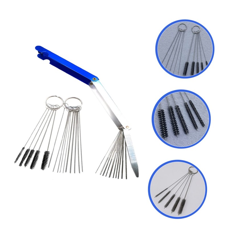 MAGICLULU 3Sets Carburettor Cleaning Tool Kit Motorcycle Atv Brush Set