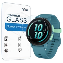 Frgnie Screen Protector Designed for Garmin Bounce 2 Smart Watch (3 Pack) HD Anti Scratch, Bubble Free, Tempered Glass Film
