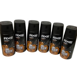 Axe Leather and Cookies Deodorant 48hrs Body Spray 150ml /5.07 fl oz (6 Pack)