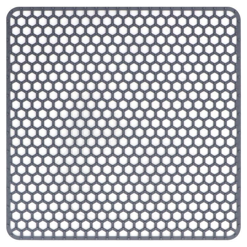 Sink Mat Silicone Durable Grid Design Anti Slip Sink Protection